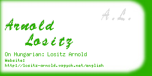 arnold lositz business card